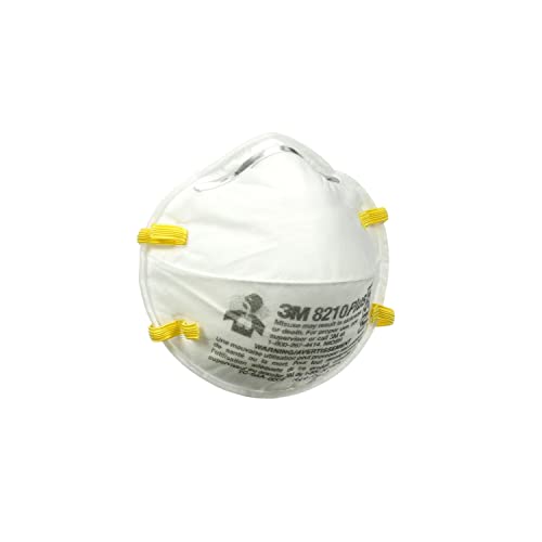 3M 8210 Plus Paint Sanding Dust Particulate N95 Respirator, Disposable