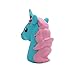 New 2600mah Blue Unicorn Shaped Emoji Cute Funny Cartoon Gift Power Bank External Battery Portable Mobile Phone Charger For Iphone Ipad Samsung Galaxy Note All Tabletes … …