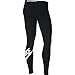 NIKE Womens Leg-A-See Logo Legging Black/White AH2010-010 Size Medium