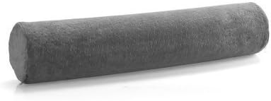 Ebrtset Memory Foam Neck Support Large Roll Pillow - Alleviates Cervical Pain (Gray)
