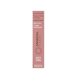 Mineral Fusion Lipstick Butter, Luscious, 0.06 Ounce
