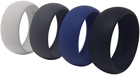 Silicone Wedding Ring For Men, Four Pack (7)