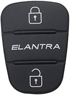 Bloomerang OkeyTech 3 Button Flip Folding Remote Car Key Shell Case Rubber Pads for Hyundai Picanto Solaris Rio Sportage Elantra Kia Verna