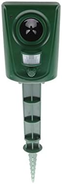 Hoyear Ultrasonic Repeller ABS Waterproof Animal Repeller, Pest Control PIR Sensor Drive Away Unwanted From Your Garden, Farm, Ranch, Park etc