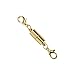 I-MART 12 Pcs Gold Color and Silver Color Tone Magnetic Lobster Clasp for Jewelry Necklace Bracelet