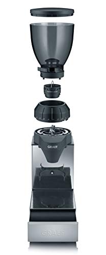 Graef CM850EU CM850EU Kaffeemuehle Edelstahl, Schwarz Stahl-Kegelmahlwerk – Bild 3