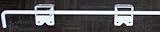 Vinyl Fence Gate Drop Rod (White)