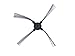Replacement Side Brush for BobSweep Robotic Vacuum, 3 Pack