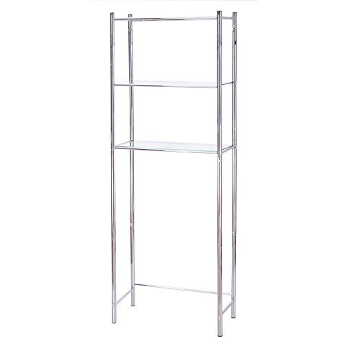 Asense bathroom storage rack shelf spacesaver over toli…