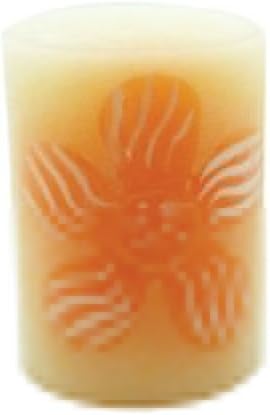 Orange Scented Aromatherapy Candle by Mellow Luxury Candles – Perfect for Relaxing, Stress Relief, Sleep, Peaceful, Meditation, Romantic, Spa and Massage - All Natural Soy Wax Handmade Size 3x4