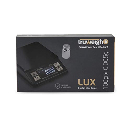 Truweigh LUX Digital Reloading Scale (100g x 0.005g Black