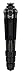 Induro Tripods CLT204 No. 2 Stealth Carbon Fiber Tripod, 4 Sections (Black)