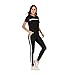 Women Sport Suits Active Top Bottom Sets Sweatshirt Pant 2 Piece Outfits