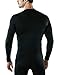 ATHLIO Men's UPF 50+ Long Sleeve Compression Shirts, Water Sports Rash Guard Base Layer, Athletic Workout Shirt