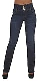 Style N491BT– Colombian Design, Butt Lift, Stretch Boot Leg Jeans