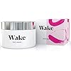Wake Skincare Pink Clay Face Mask & Scrub – Facial Skin Care Products to Reduce Pores & Remove Blackheads, Detox Anti…