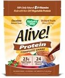 Nature's Way Alive!Â® Protein Complete Shake Chocolate Natural Flavor 0.57 lb (260g) Powder Mix. Pack of 2.