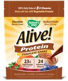Nature's Way Alive!® Protein Complete Shake Chocolate Natural Flavor 0.57 lb (260g) Powder Mix. Pack of 2.