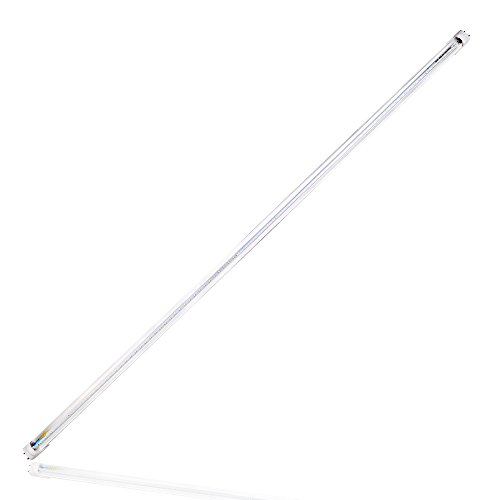 Brillihood T8 LED Shop Light Tube, 4FT, 18w (40W Equivalent), Dual-End Powered, 4000K Natural White, 2000 Lumens, Clear Cover Lens, T8 T10 T12 Fluorescent Bulbs Replacement (10-Pack)