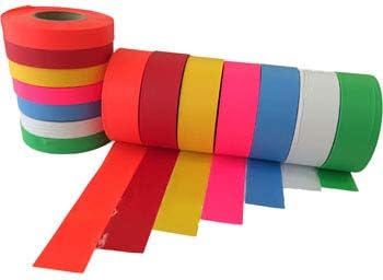 本セット mm 樹木用識別テープ 森林等に 樹木テープ 7色よりお選び下さい 青 土木 登山のマーキングにも便利 測量 注目ブランド 建築