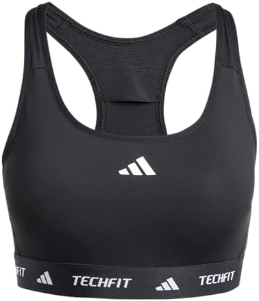 Donna Techfit Bra, Black, XS