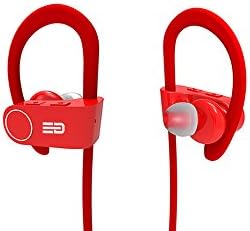 Sports Bluetooth Headphones, Wireless Sweatproof Sports Hd Stereo Sound Quality Bluetooth Earbuds V4.1 Headset With Ear hook, Noise Cancelling In Ear Earphones With Microphone for iPhone, Android …