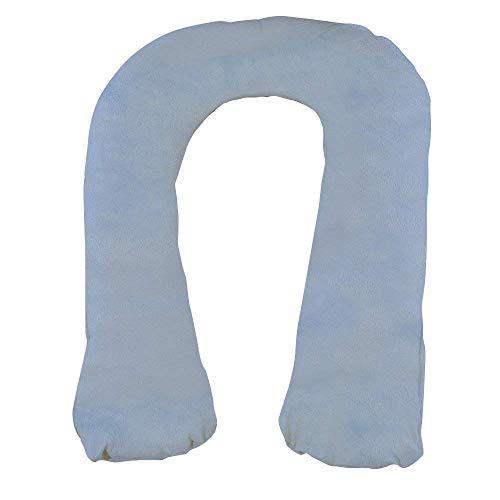 Moonlight Slumber Kids Comfort-U - Body Pillow for Kids + Light Blue Plush Pillow Cover - Thumbnail 3