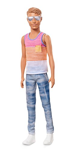 Barbie Ken Fashionistas Hyped Stripes Doll, Slim