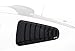 GT STYLING GT4812S Smoke Louvered Quarter Window Cover