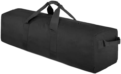 Amazon.com | Sports Duffle Bag - Extra Large Travel Duffel Luggage Bag with Upgrade Zipper, Sturdy & Water Resistant, Black (Black 47inch) | Sports Duffels Amazon.com | Sports Duffle Bag - Extra Large Travel Duffel Luggage Bag with Upgrade Zipper, Sturdy & Water Resistant, Black (Black 47inch) | Sports Duffels