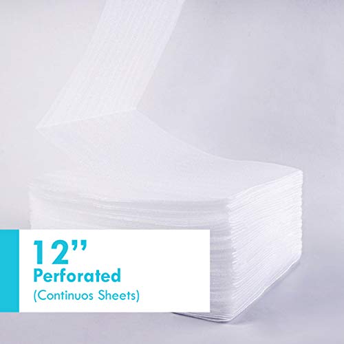 TeiKis 100Pack (12 x 12 in) Foam Wrap Sheets for Moving Shipping