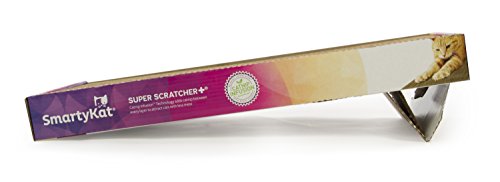 SmartyKat Super Scratcher+ Cat Scratcher Extra Large Corrugated Catnip Scratcher