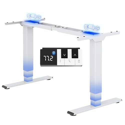 FLEXISPOT Höhenverstellbarer Schreibtisch Tischgestell,Doppelmotor&3-stufig