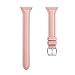 EZCO Leather Bands Compatible with Samsung Galaxy Watch Active/Active 2 / Galaxy Watch 3 41mm / Gear Sport, 20mm Slim Genuine Leather Watch Strap Replacement Wristband for Galaxy Watch 42mm R810