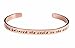 Kendasun Jewelry She believed she could so she did Inspirational Bracelet Cuff Bangle (Pink RoseGold (standard size))
