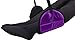 Sleepy Ride - Airplane Footrest Made with Premium Memory Foam - Airplane Travel Accessories - Helps to Prevent Swelling and Soreness - Provides Relaxation and Comfort (Purple)
