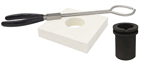 60 oz Deluxe Tabletop QuikMelt Topper Kit Tongs Flange Crucible Jewelry Making Furnace Enamel Ceramics Precious Metal Clay Kiln