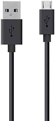 NetworkPrime 6 Ft High Speed Micro USB Cable -Charger Cable for Android Devices - Black (6 ft)
