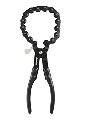 ARES 15009 - Exhaust Pipe Cutter - Cuts 3/4-Inch to 3 1/4-Inch Tailpipes and Exhaust Pipes - 15 Blades Require Only 1/4 Turn for Finished Cut - Suitable for On- and Off-Vehicle Use