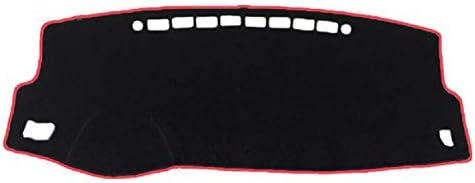Yesjoy Car DashMat Dash Sun Cover Dashboard Cover Pad Mat Non-Slip Fits For Corolla 2014-2018 Left Drive Version - Red Edge
