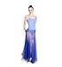 Body Wrappers Adult Long Full Chiffon Skirt (Black, S/M) - 538