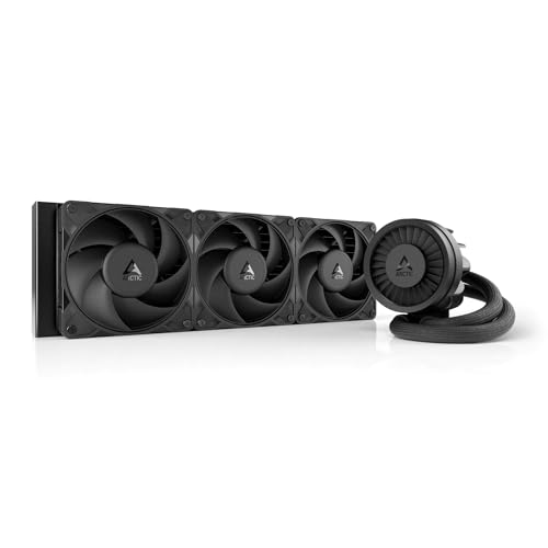 Liquid Freezer III Pro 360 - Dissipatore AIO per CPU, 3 x 120 mm Raffreddamento a Liquido, Radiatore da 38 mm, Pompa PWM, Ventola VRM, AM5/AM4, Intel LGA1851/1700 Telaio di Contatto - Nero