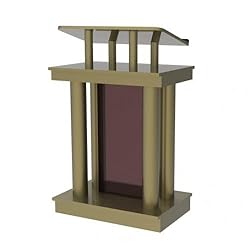 FixtureDisplays® Large Church Pulpit, Deluxe