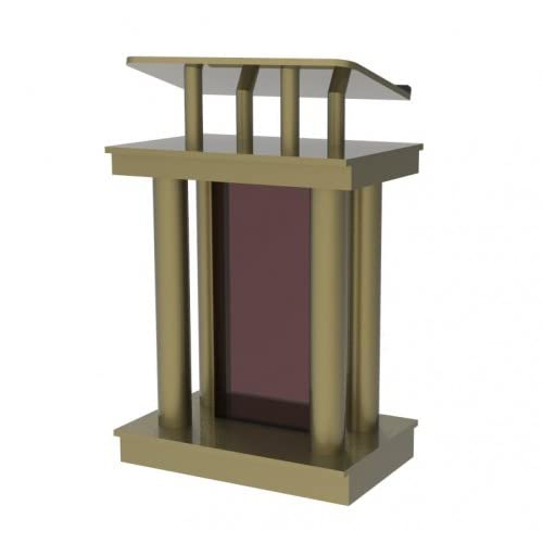 FixtureDisplays® Large Church Pulpit, Deluxe