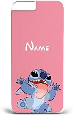 YouDezerve Personalised Name Initials Disney Lilo And Stitch Phone Case cover for Apple iPhone F55 BC01P (Design2, iPhone 5/5s/SE)