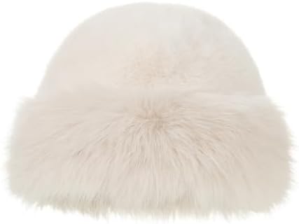 URSFUR Winter Real Mink Fur Hooded Scarf for Women Warm Headscarf