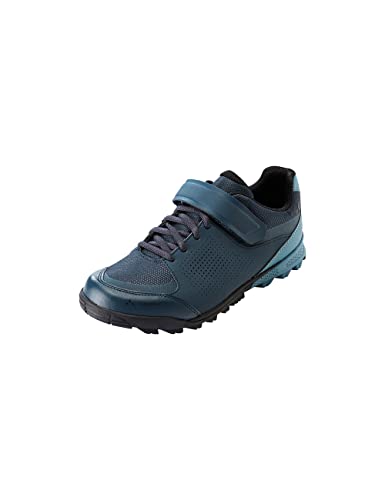 VAUDE Am Downieville Low, Scarpe da Mountain Bike Unisex-Adulto, Blue Gray Dark Sea, 37 EU