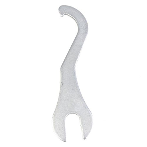 Alonea Bicycle Bike Lock Ring Remover Bottom Bracket Pedal Spanner Wrench Repair Tool (Silver)