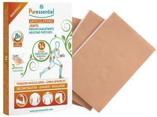 Puressentiel Muscles & Joints Heating Patches (3 Patches) with 14 Essential Oils, Capsicum