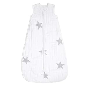 aden + anais Baby Mid-Season Slaapzak, 4 lagen van 100% katoen mousseline, Draagbare inbakerdeken voor meisjes en…